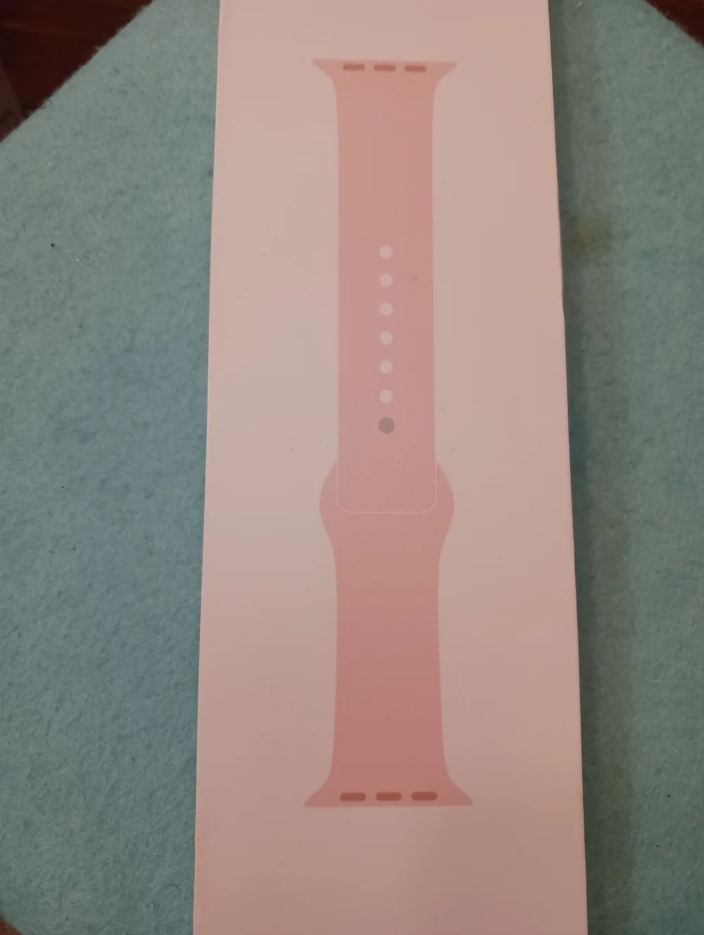 Authentic Apple Series 5 Sport Watch Band , Pink Sand New 2019 Deadstock Open